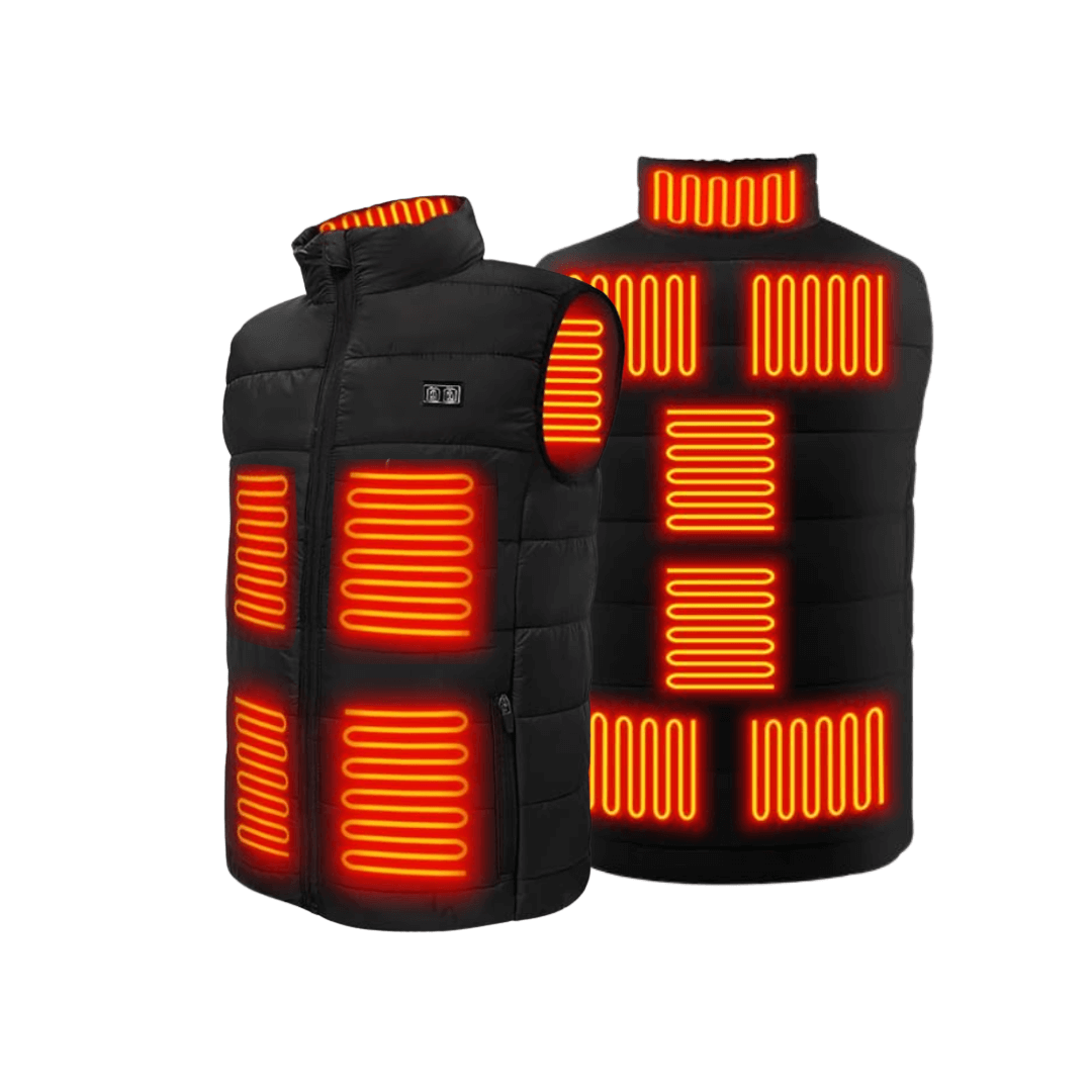 Alpenwarm HeatVest Pro - Heated Vest with 9 Heating Zones, USB Powered